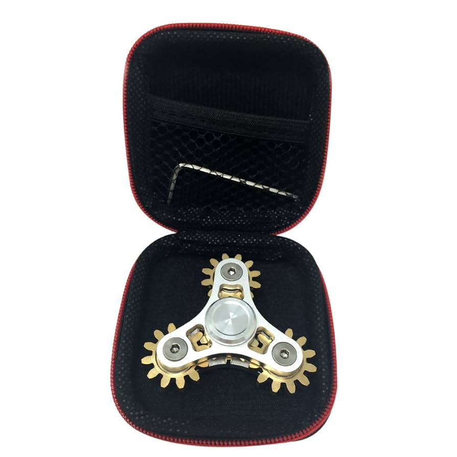 Amazon.com: FXCOOLCT Hand Spinner 4 Gear Linkage Fidget